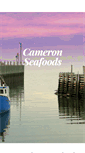 Mobile Screenshot of cameronseafoods.com